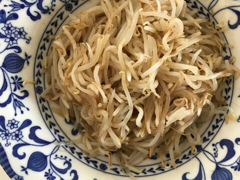 電子レンジで簡単もやし和え